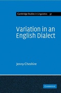 Cover: Variation in an English Dialect - Cambridge University Press