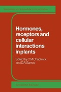 Cover: Hormones, Receptors and Cellular Interactions in Plants - Cambridge University Press