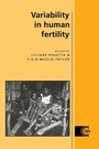 Cover: Variability in Human Fertility - Cambridge University Press