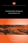Bild: Transboundary Damage in International Law - Cambridge University Press