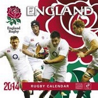 Abbildung von: Official England Rugby Union 2014 Square Calendar - Danilo Promotions Limited