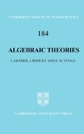 Bild: Algebraic Theories - Cambridge University Press