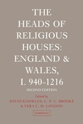 Cover: The Heads of Religious Houses - Cambridge University Press
