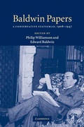 Cover: Baldwin Papers - Cambridge University Press