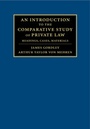 Cover: An Introduction to the Comparative Study of Private Law - Cambridge University Press