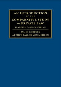 Enlarge image Cover: An Introduction to the Comparative Study of Private Law - Cambridge University Press