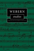 Cover: Webern Studies - Cambridge University Press