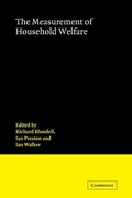 Cover: The Measurement of Household Welfare - Cambridge University Press