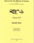 Cover: Swedish Texts - Greece & Cyprus Research Center, Incorporated