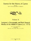 Cover: Lusignan's Chorography and Brief General History of the Island of Cyprus (A.D. 1573) - Greece & Cyprus Research Center, Incorporated