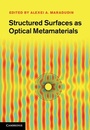 Cover: Structured Surfaces as Optical Metamaterials - Cambridge University Press
