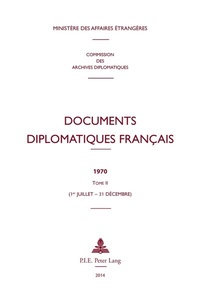 Abbildung von: Documents diplomatiques français - Peter Lang Verlag