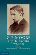 Cover: G. E. Moore: Early Philosophical Writings - Cambridge University Press
