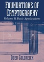 Cover: Foundations of Cryptography: Volume 2, Basic Applications - Cambridge University Press