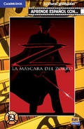 Cover: La mascara del Zorro Book + CD - Editorial Edinumen