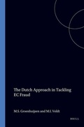 Cover: Dutch Approach in Tackling Ec Fraud - Kluwer Law International