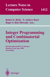 Enlarge image Cover: Integer Programming and Combinatorial Optimization - Springer