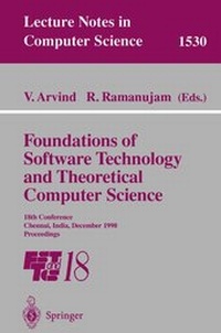 Enlarge image Cover: Foundations of Software Technology and Theoretical Computer Science - Springer