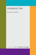 Cover: Great Debates in Company Law - Hart Publishing