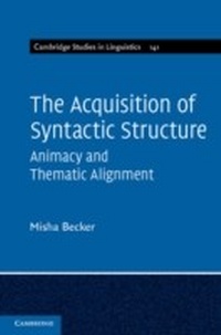Abbildung von: The Acquisition of Syntactic Structure - Cambridge University Press