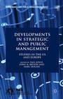 Cover: Developments in Strategic and Public Management - Palgrave Macmillan