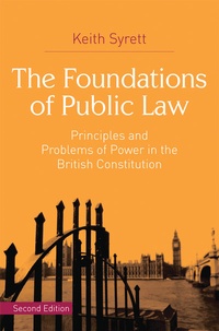Enlarge image Cover: The Foundations of Public Law - Red Globe Press