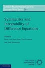 Cover: Symmetries and Integrability of Difference Equations - Cambridge University Press