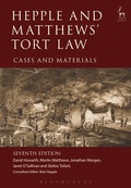 Cover: Hepple and Matthews' Tort Law - Hart Publishing