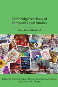 Cover: Cambridge Yearbook of European Legal Studies, Vol 16 2013-2014 - Hart Publishing