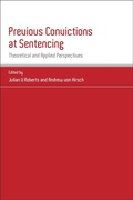 Bild: Previous Convictions at Sentencing - Hart Publishing