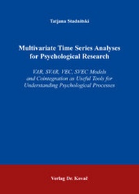 Enlarge image Cover: Multivariate Time Series Analyses for Psychological Research - Kovac, Dr. Verlag