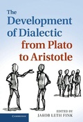 Cover: The Development of Dialectic from Plato to Aristotle - Cambridge University Press