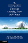 Cover: The Cambridge Companion to Nozick's Anarchy, State, and Utopia - Cambridge University Press