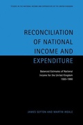 Cover: Reconciliation of National Income and Expenditure - Cambridge University Press