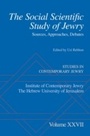 Cover: The Social Scientific Study of Jewry - OUP eBook