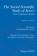 Cover: The Social Scientific Study of Jewry - OUP eBook