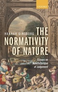 Cover: The Normativity of Nature - Oxford University Press