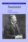 Cover: The Cambridge Companion to Saussure - Cambridge University Press