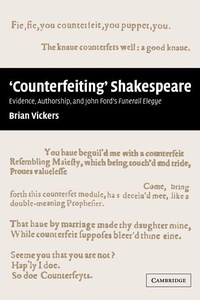 Enlarge image Cover: 'Counterfeiting' Shakespeare - Cambridge University Press