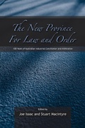 Cover: The New Province for Law and Order - Cambridge University Press
