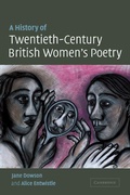 Cover: A History of Twentieth-Century British Women's Poetry - Cambridge University Press