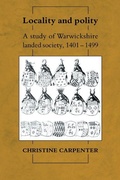 Cover: Locality and Polity - Cambridge University Press