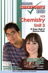 Abbildung von: Cambridge Checkpoints VCE Chemistry Unit 3 2010 - Cambridge University Press