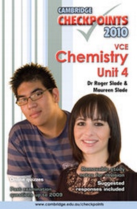 Abbildung von: Cambridge Checkpoints VCE Chemistry Unit 4 2010 - Cambridge University Press
