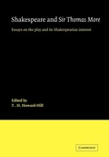 Cover: Shakespeare and Sir Thomas More - Cambridge University Press