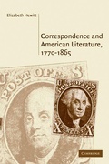 Cover: Correspondence and American Literature, 1770-1865 - Cambridge University Press
