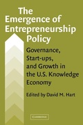 Cover: The Emergence of Entrepreneurship Policy - Cambridge University Press