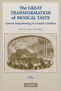 Cover: The Great Transformation of Musical Taste - Cambridge University Press