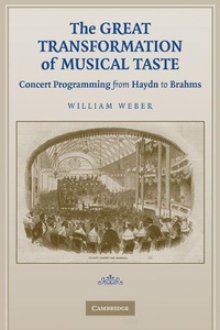 Enlarge image Cover: The Great Transformation of Musical Taste - Cambridge University Press