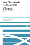 Cover: New Directions in Hopf Algebras - Cambridge University Press